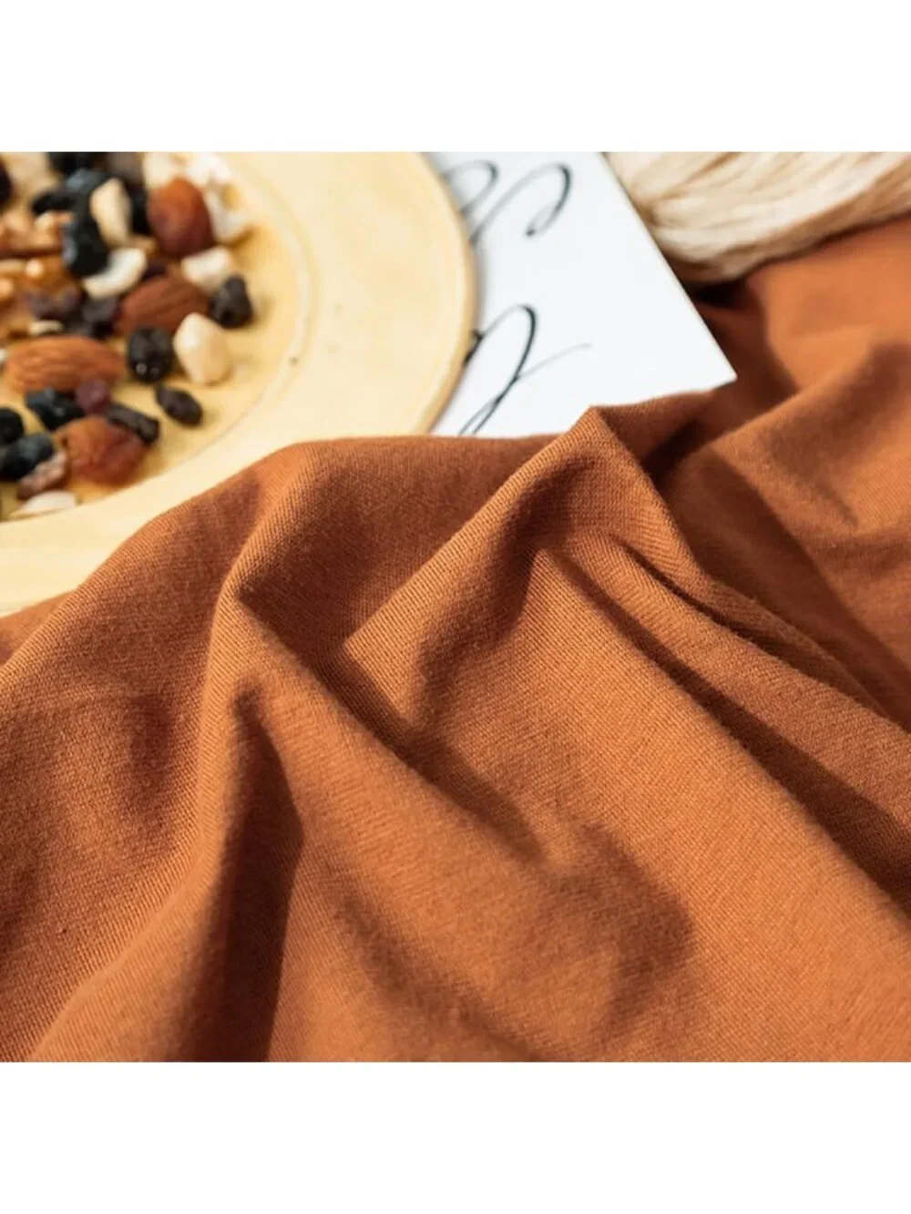 Cozy California King Pumpkin Comforter Set - Soft Terracotta Bedding, Farmhouse